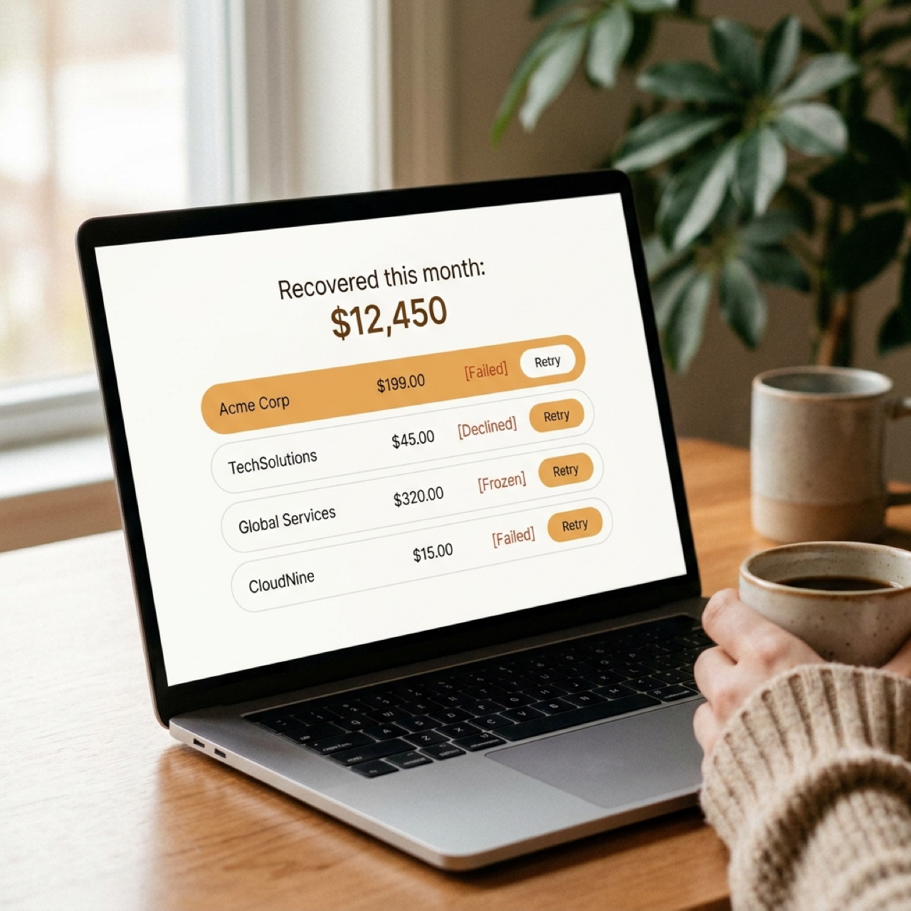 Recover, Billing recovery
